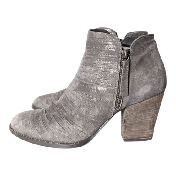 PAUL GREEN Malibu Grey Suede Ankle Boot Size 5.5(US8) - Picture 3 of 9